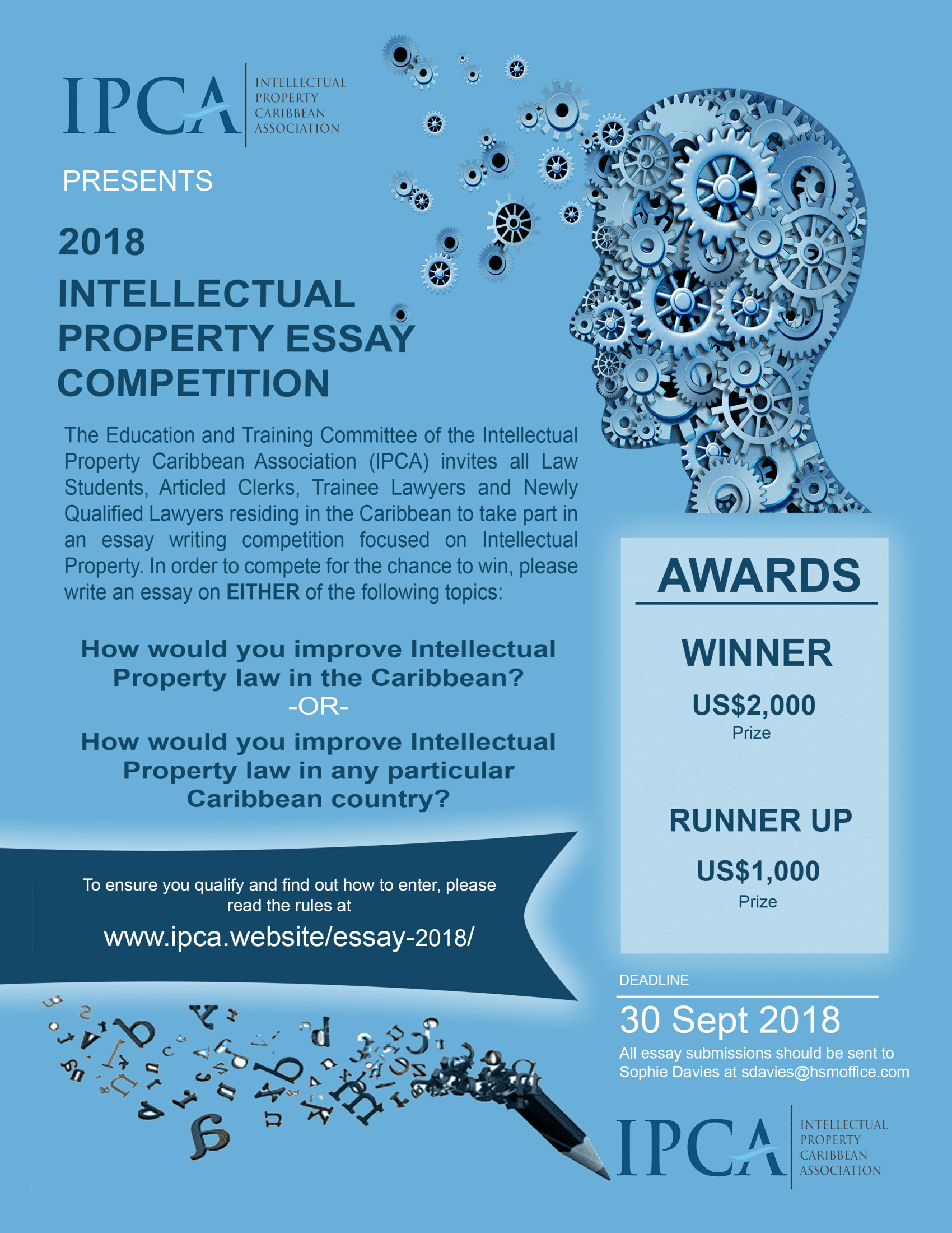 schurman advocaten ipca intellectual property essay competition intellectual property essay